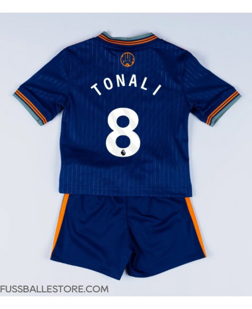 Günstige Newcastle United Sandro Tonali #8 3rd trikot Kinder 2025-26 Kurzarm (+ Kurze Hosen)